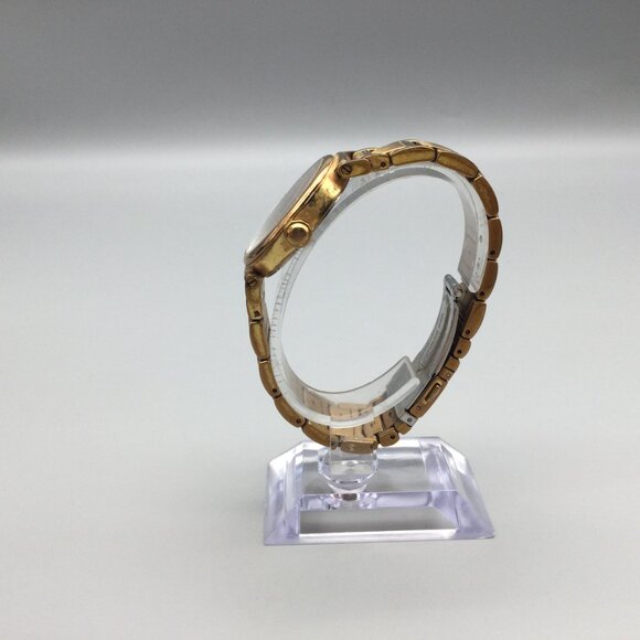 Coach Madison Watch Women 36mm Gold Tone New Battery 7" - Picture 6 of 13